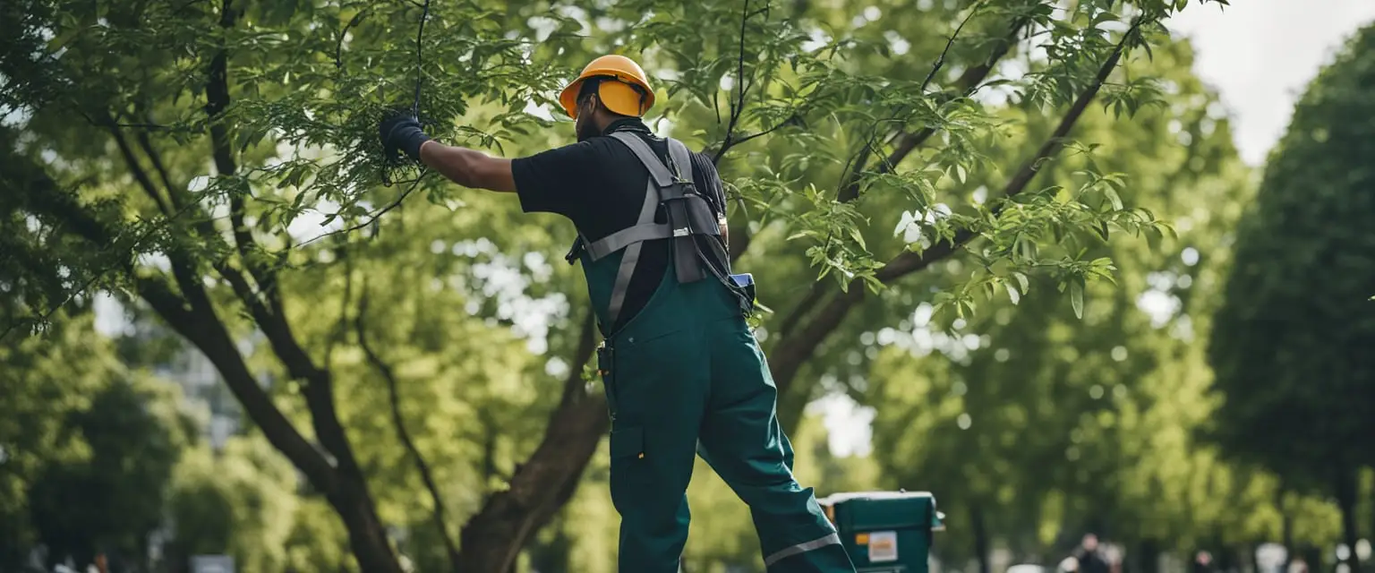 Methoden des Baumschnitt in der Stadt