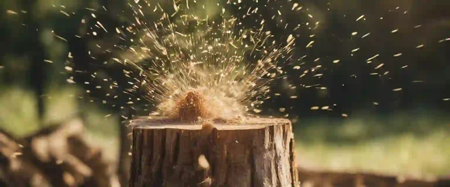 Baumstumpf oder Baumwurzel entfernen fräsen in Falkensee